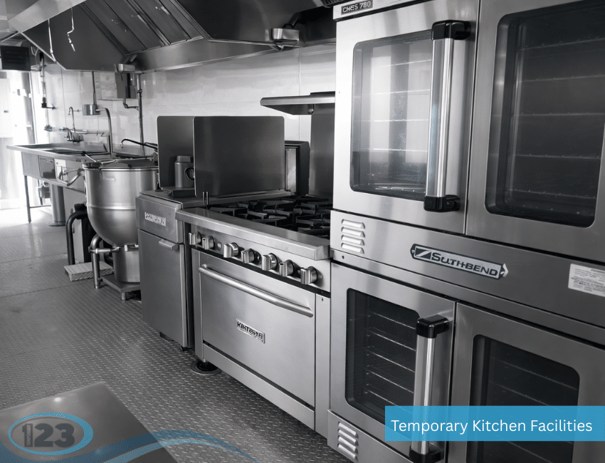 Mobile Kitchen Trailer Rental: Temporary123 equipment reference