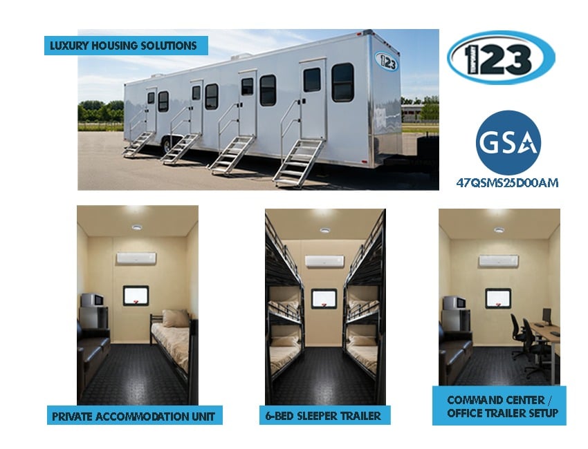Sleeper Trailer Rental: Temporary123 equipment reference