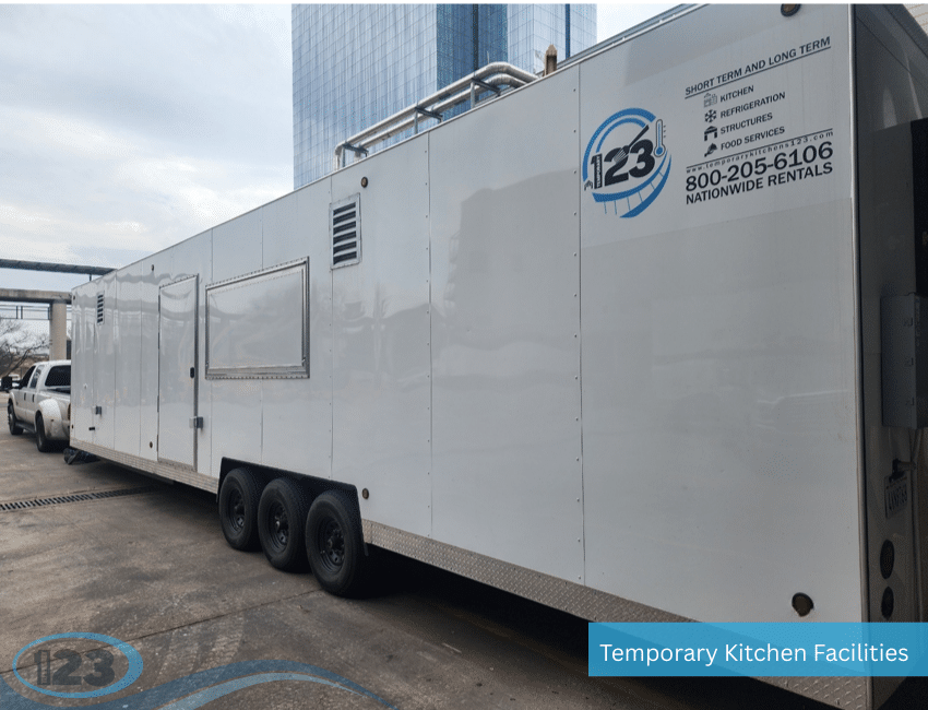 Mobile Kitchen Trailer Rental: Temporary123 equipment reference