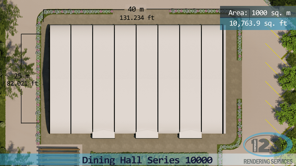 Dining Hall Series 10000 - Top View