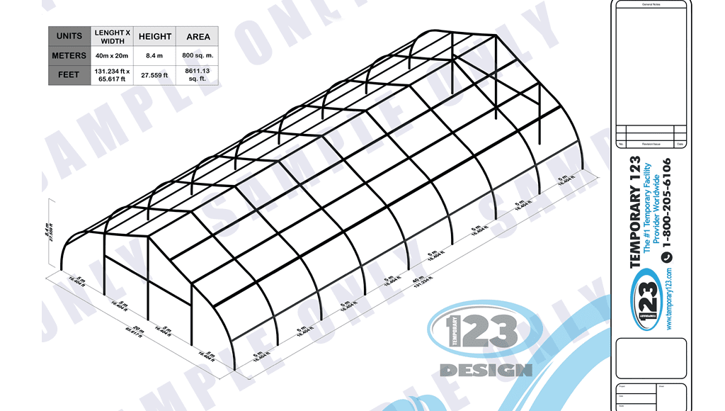 Dining Hall Series 8000 - Structural Layout