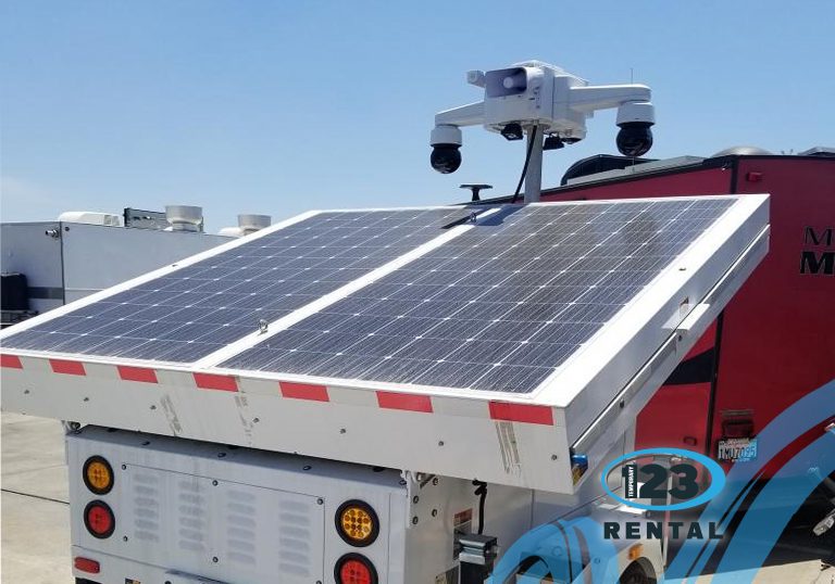 Security camera trailer