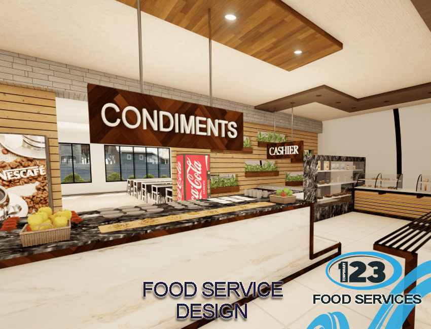 FOOD SERVICE DESIGN | Temporary 123
