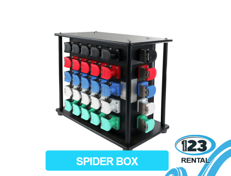 temporary power services - spider box