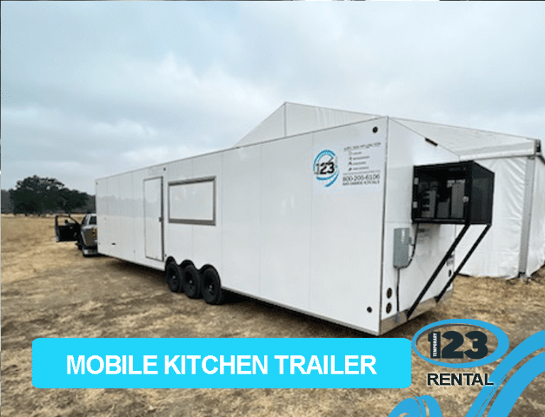 Mobile kitchen trailer