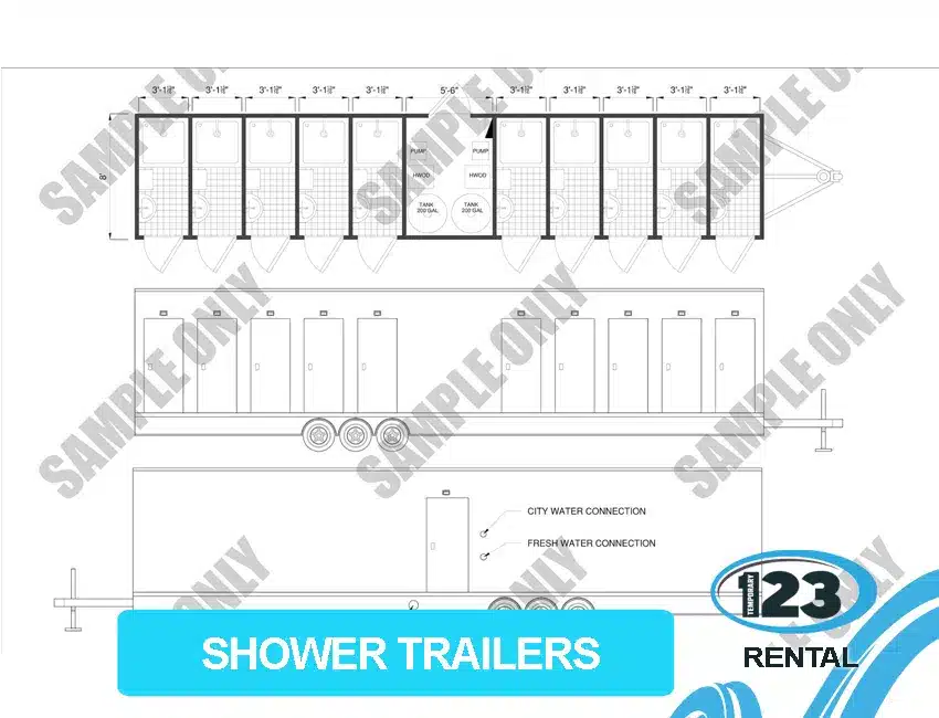 Portable Restroom Trailers in Wahpeton, ND